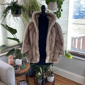 Vintage Fur Stole Jacket